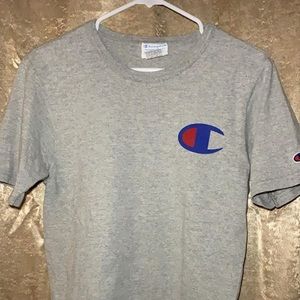 Grey champion shirt size M Adults